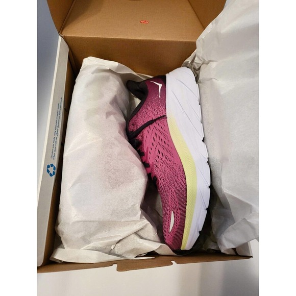 Hoka 1 Clifton 8 Running Shoes - Women's Size 10.5B - Blue Graphite/Ibis Rose - Picture 6 of 6